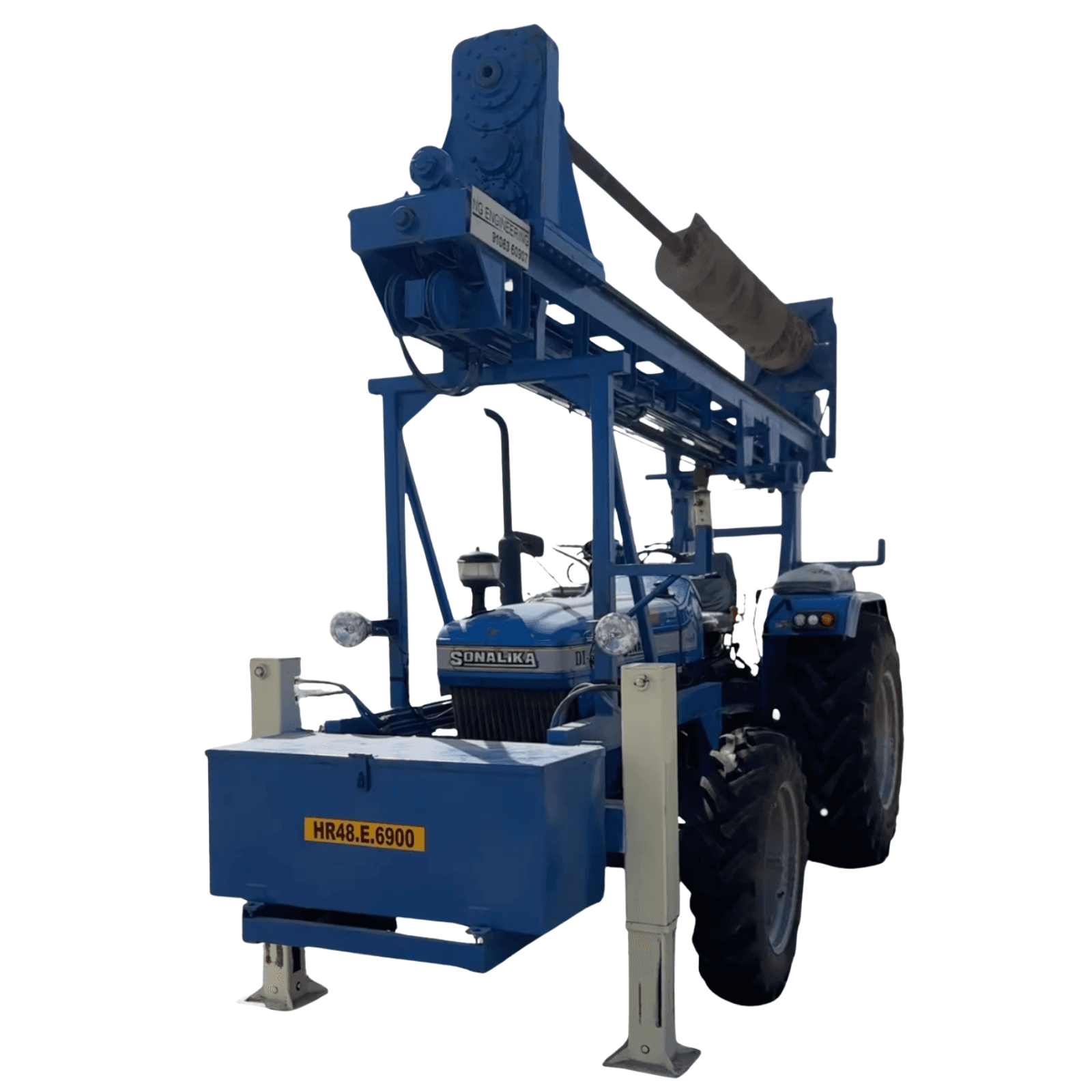 NGDP15 Tractor Mounted Solar Foundation Rig drilling rig by NGE Drillsol